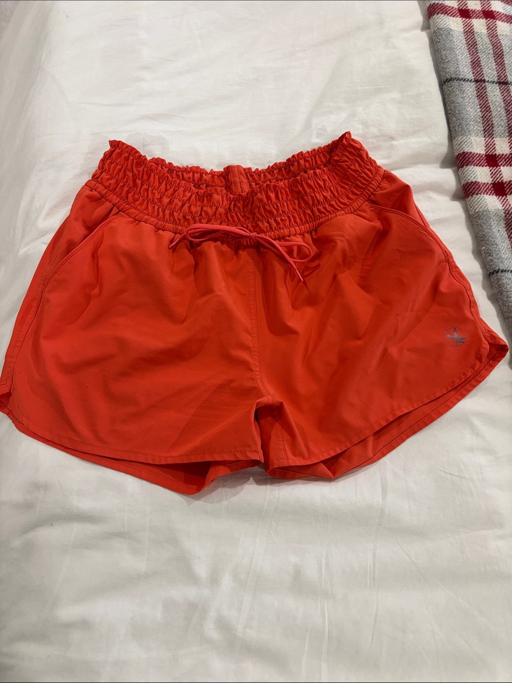 Carve Designs Bright coral Athletic Shorts with Elastic Waist